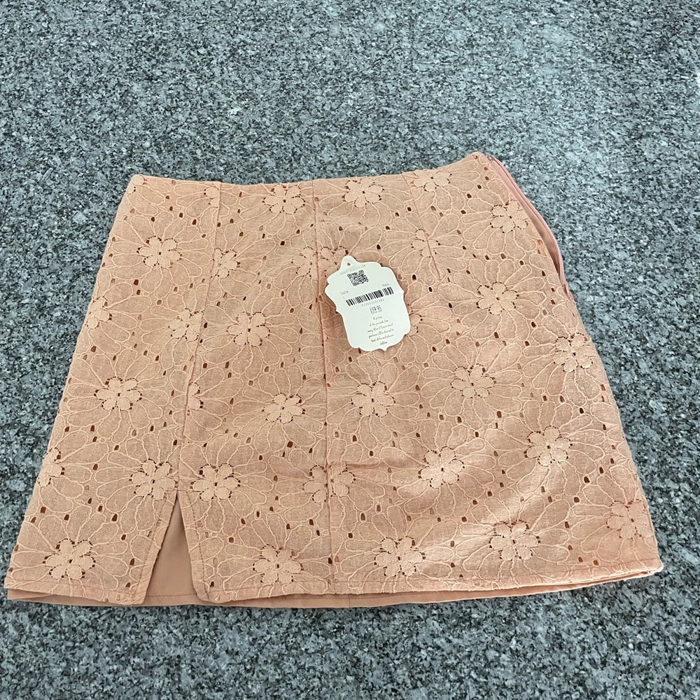 Altar’d State Peach Mini Skirt - Size S